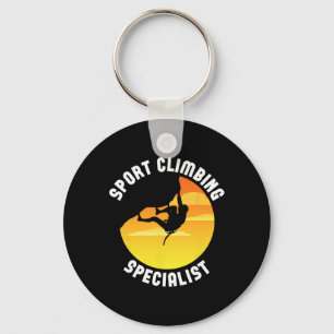 Porte-clés Spécialiste d'escalade sportive - Grimpeur d'escal
