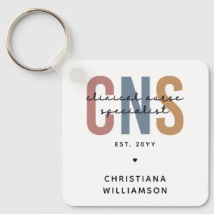 Porte-clés Spécialiste en soins infirmiers cliniciens du Serv