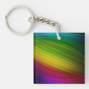 Porte-clés Spectre Impressionnant de Couleurs de l'Arc-en-Cie