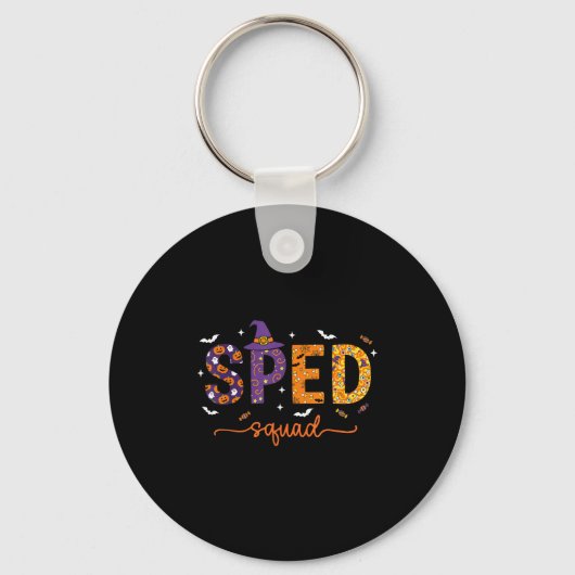 Porte-clés Sped Squad Team Special Education Teacher Hallowee (Recto)