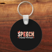 Porte-clés Speech Language Pathologist Valentines Day Slp The (Recto)