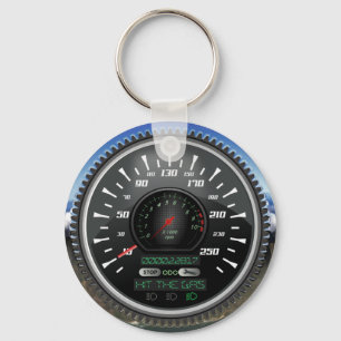 Porte-clés Speedometer personnalisé frappe le Porte - clé 