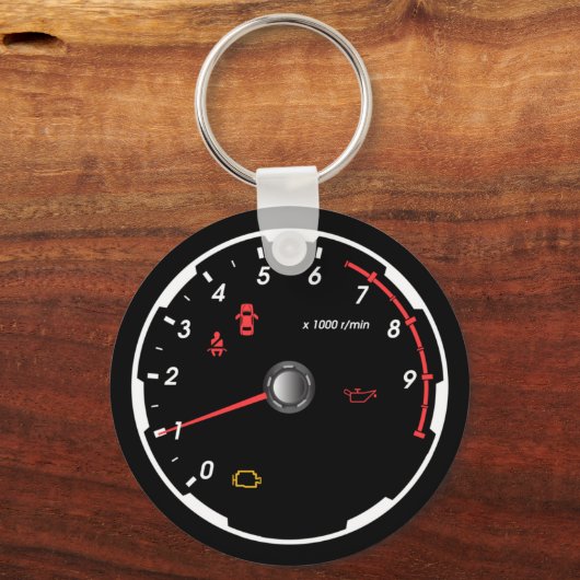 Porte-clés Speedometer - Tachomètre (Recto)