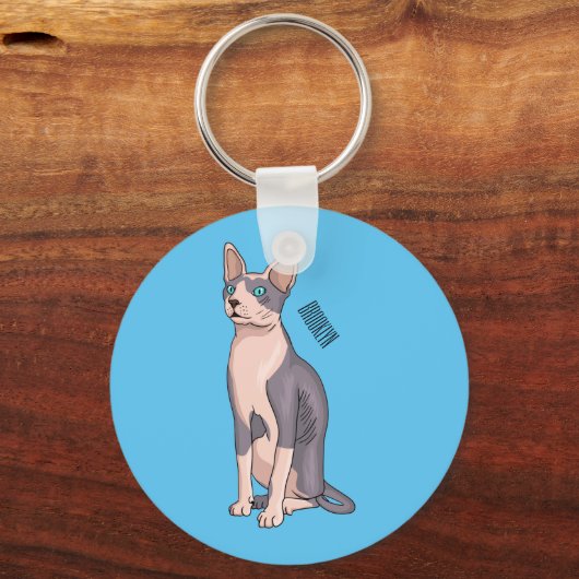 Porte-clés Sphynx cat (Recto)