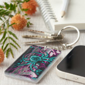 Porte-clés Spider Turquoise (Devant droit)