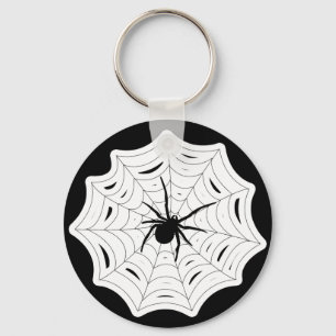 Porte-clés Spider Web Halloween Conception Déplaisante Éffray