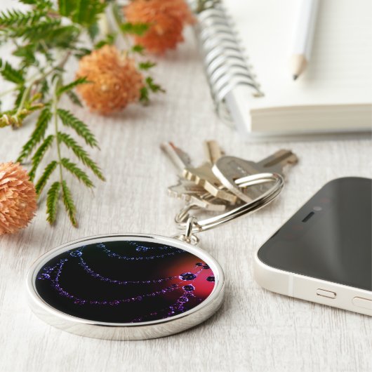 Porte-clés Spiderweb bijoux rosée gouttes porte - clé premium (Côté)