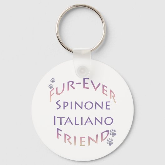 Porte-clés Spinone Italiano Furever Friend (Recto)