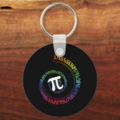 Porte-clés Spiral Arc-en-ciel Nerd Math Geek Mathématicien Jo (Recto)