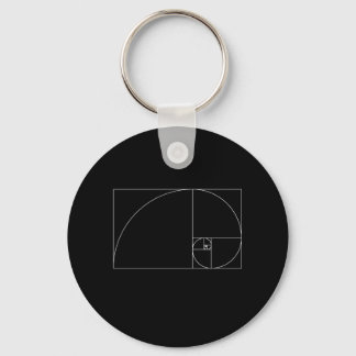 Porte-clés Spiral de Fibonacci