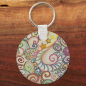 Porte-clés spiral drawing (Recto)