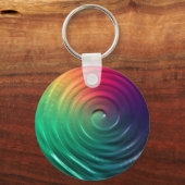 Porte-clés Spirale arc-en-ciel (Recto)