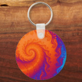 Porte-clés Spirale fractale (Recto)