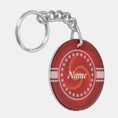 Porte-clés Spirales Arrière - plans Abstraites soft III + vot (Devant gauche)