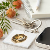 Porte-clés Spiritual Sun and Moon Celestial Sacred Light (Devant Droit)