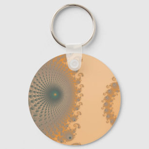 Porte-clés Spirole en or moyen