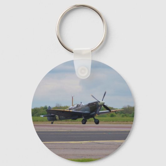 Porte-clés Spitfire après l'atterrissage (Recto)