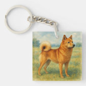 Porte-clés Spitz finlandais (Devant)