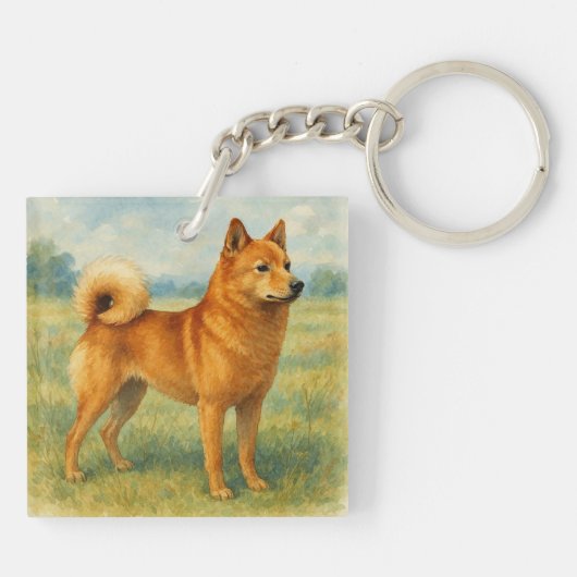 Porte-clés Spitz finlandais (Dos)
