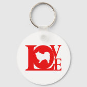 Porte-clés Spitz japonais (Recto)