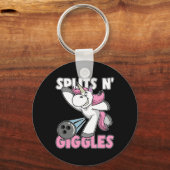 Porte-clés Splings N' Giggles Unicorn Bowling Bowler (Recto)