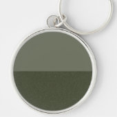 Porte-clés Split-Texture Moss Porte - clé vert - Personnalisa (Devant)