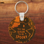Porte-clés Spooky Skeletons Halloween Keychain (Recto)