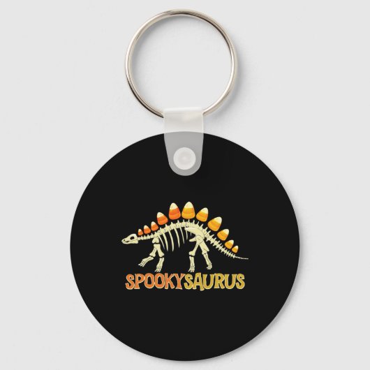 Porte-clés Spookysaurus Bonbons Maïs Dinosaure Squelette Joye (Recto)