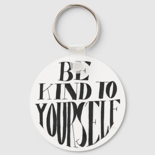Porte-clés Spoonie-Be Kind to Yourself keyring-ChronicMaladie (Recto)