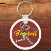 Porte-clés Sport de baseball (Verso)