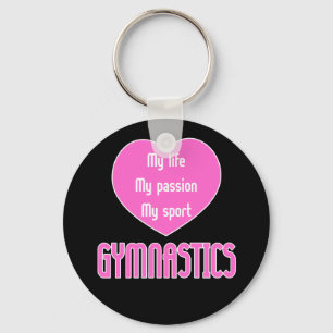 Porte-clés Sport de passion de la vie de gymnastique