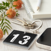 Porte-clés Sport numéro 13 (Devant Droit)