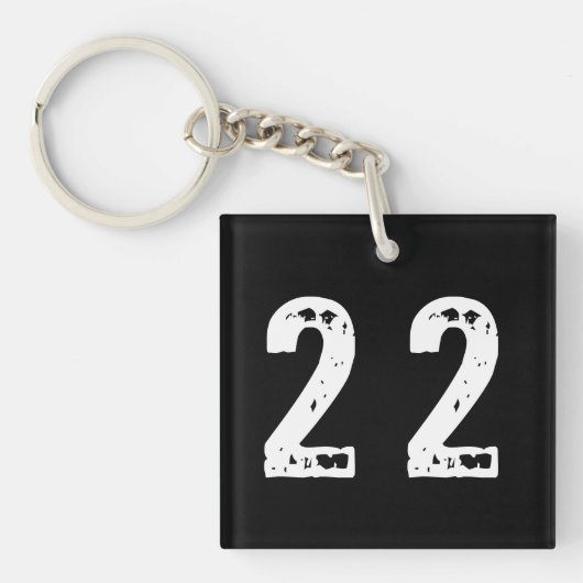 Porte-clés Sport numéro 22 (Devant)