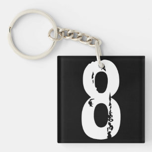 Porte-clés Sport numéro 8