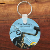 Porte-clés Sports Pêche thème personnalisé (Recto)