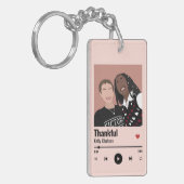 Porte-clés Spotify Album Couvrir Notre Chanson (Devant gauche)