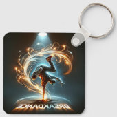 Porte-clés "Spotlight Groove" - ​ ​ dansant sous les projecte (Dos)