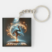 Porte-clés "Spotlight Groove" - dansant sous les projecte (Dos)