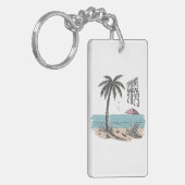 Porte-clés Spring Break 2025 Beach Vibes (Devant gauche)