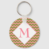 Porte-clés Spring Girl Chevron (Recto)