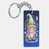 Porte-clés Spring Gnome with Bunny and Bluebird (Devant gauche)