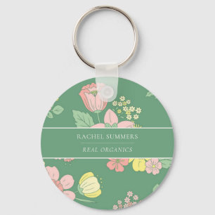Porte-clés Spring Nature Floral Boho Business