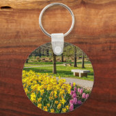 Porte-clés Spring Season Flower Garden (Recto)