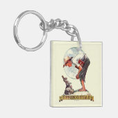 Porte-clés Springtime, garçon 1935 avec le lapin (Devant gauche)