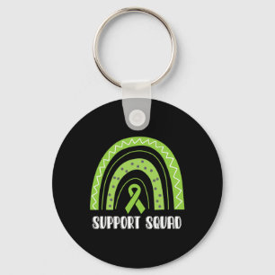 Porte-clés Squad Green Rainbow Sensibilisation aux maladies d
