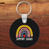 Porte-clés Squad Rainbow Retour À L'Équipe D'Enseignants De S (Recto)