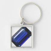 Porte-clés Square Blue Sapphire Keychain (Devant)