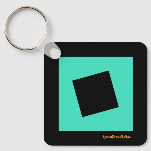 Porte-clés Square Square Square Keychain (Recto)