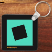 Porte-clés Square Square Square Keychain (Verso)