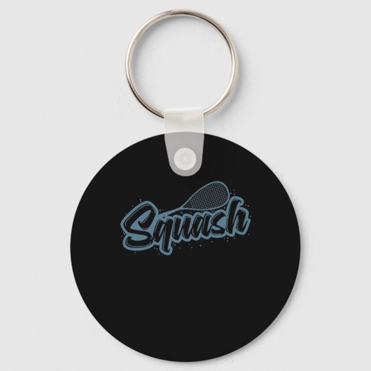Porte-clés Squash est mon passe-temps préféré (Recto)
